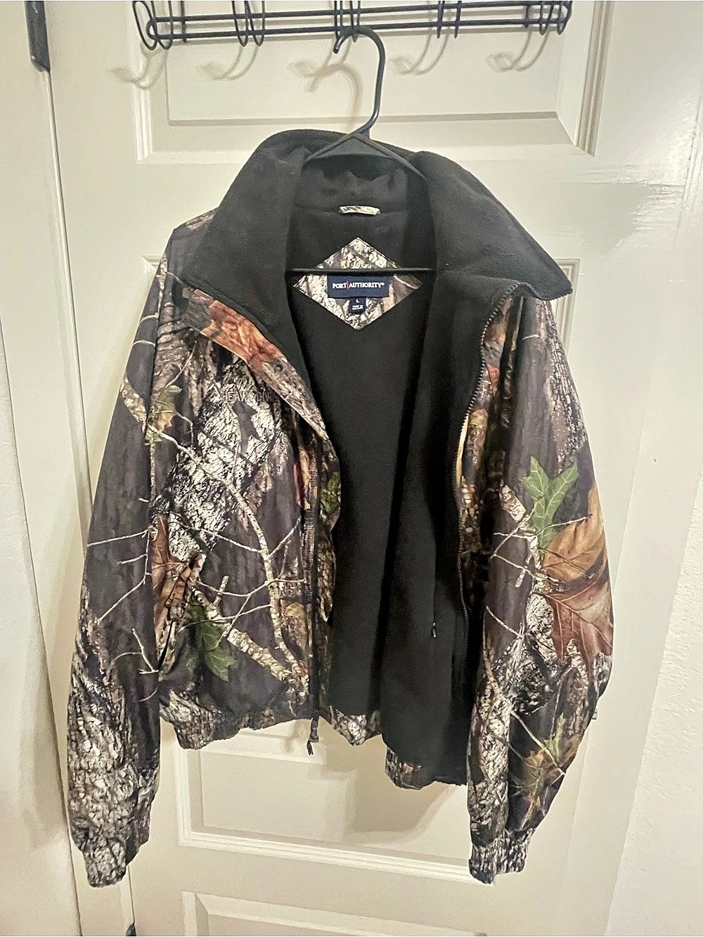 Port Authority Camouflage Microfleece Full-Zip Jacket Men's Large